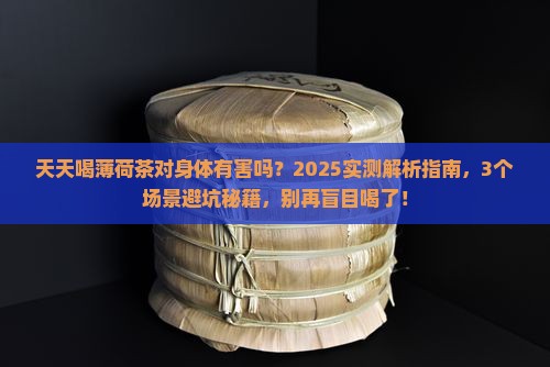 天天喝薄荷茶对身体有害吗