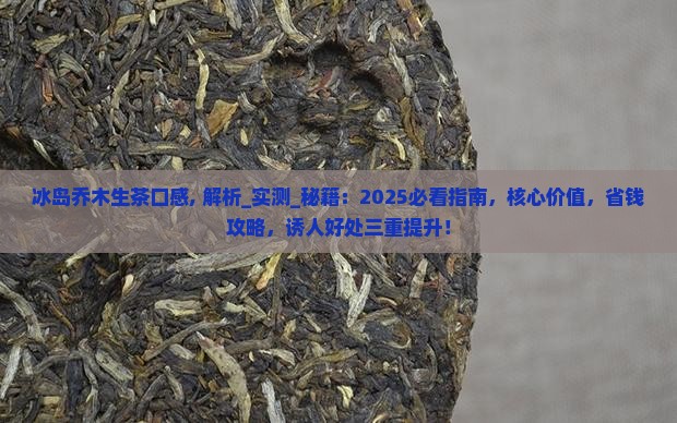 冰岛乔木生茶口感