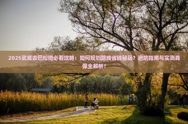 2025武威去巴松措必看攻略：如何规划路线省钱秘籍？避坑指南与实测真像全解析！