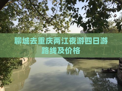 聊城去重庆两江夜游四日游